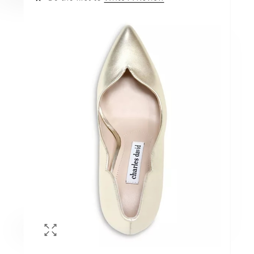 Charles DavidWomen's Innocent Metallic Pumps New - Picture 2 of 5
